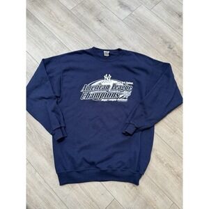 Vintage MLB Yankees American League‎ Champions World Series 2000 Crewneck Size L